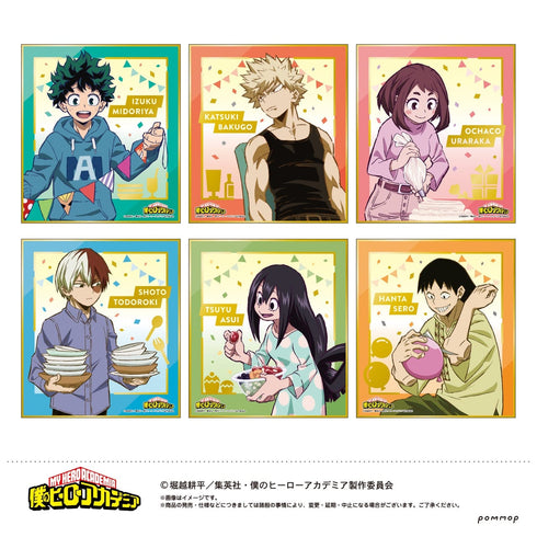 『僕のヒーローアカデミア』箔押しミニ色紙コレクション BOX